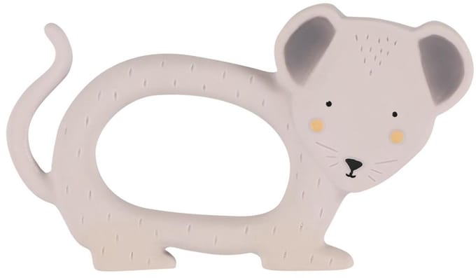 Trixie Baby Natural Rubber Grabbing Toy - Mrs. Mouse