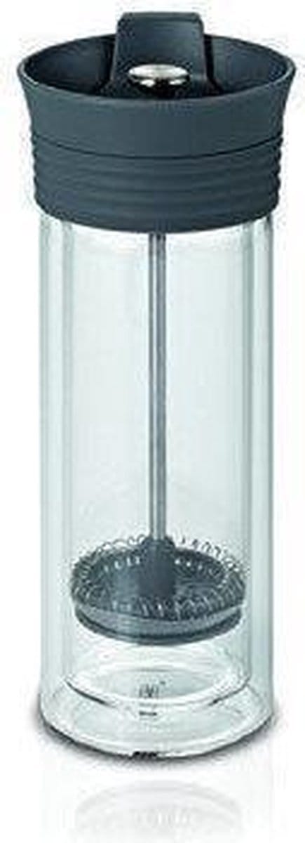 AdHoc Thermosfles/Koffiemaker - 0.3 l - Grijs