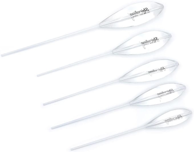 Vis Bombarde Set - Dobberset Vissen - Forel Vissen - Halfzinkend Ontwerp - 25-50g - Transparant
