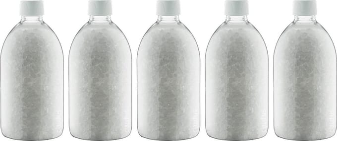 Claudius Badzout No Scent No Colour - 600 gram - Fles met witte dop - set van 5 stuks