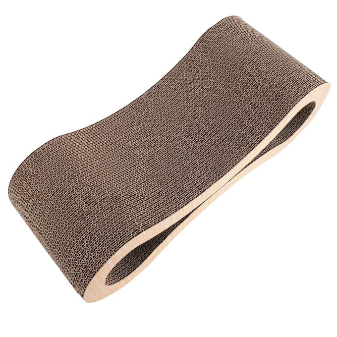 Kattenkrab Lounge Meubelbescherming Golfkarton Kattenkrabkarton Bed Extra Dik black