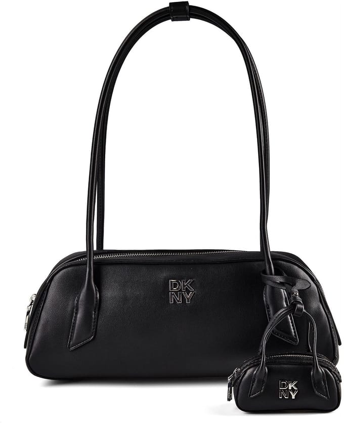 DKNY Tiana Schoudertas 37 cm - Dames - black-silver