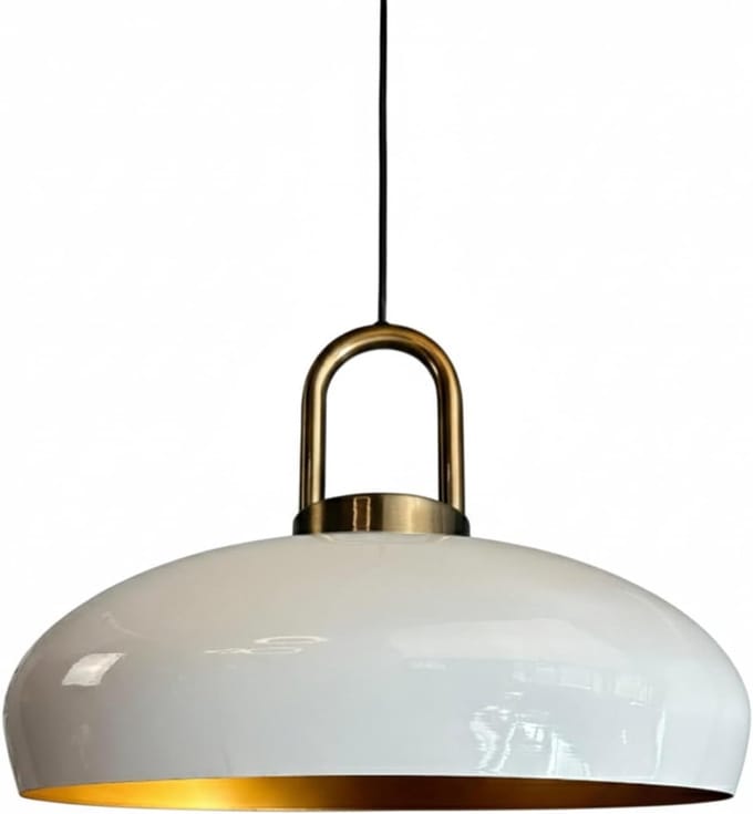 Bamyum Androa Hanglamp Industrieel Metaal Ø40 cm, Vintage Hanglamp, E27 Pendellamp