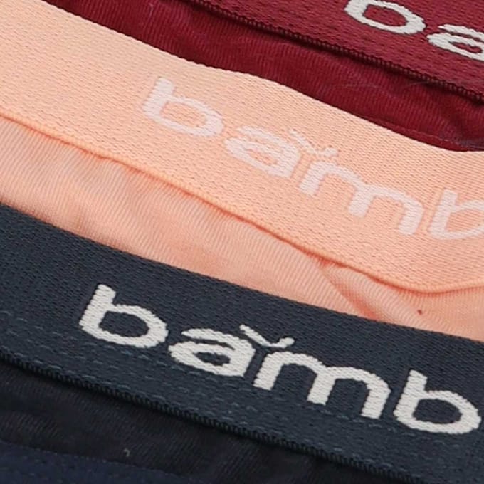 Bamboe string dames - Multi Color - 3-Pak - L