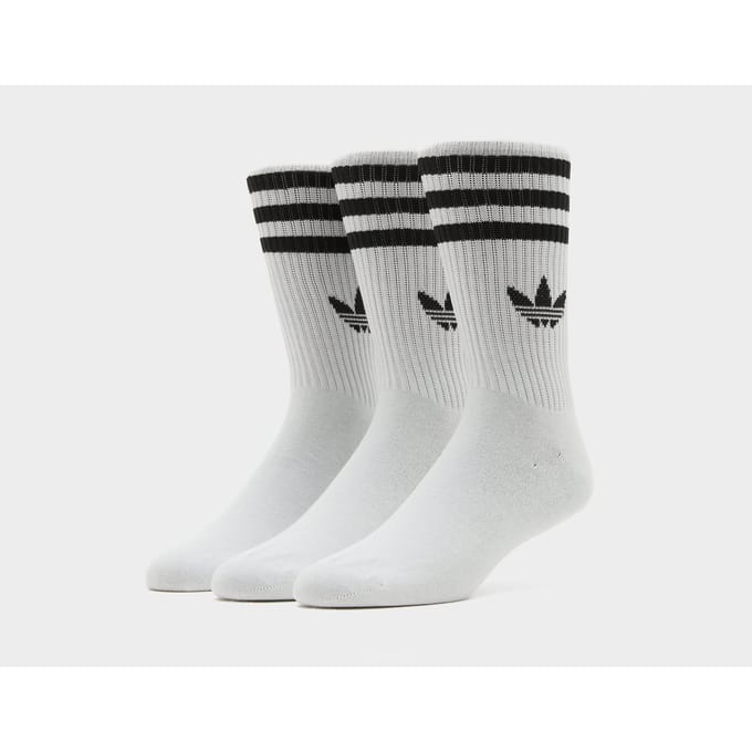 Adidas Mid Cut Crew 3 Pack Sokken Unisex - Wit - Maat 37-39
