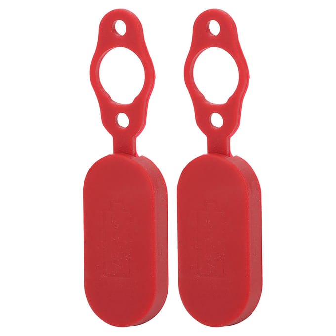 2 STKS Rode Waterdichte Oplaadpoort Cover Accessoire Geschikt voor Xiaomi PRO Elektrische Scooter red