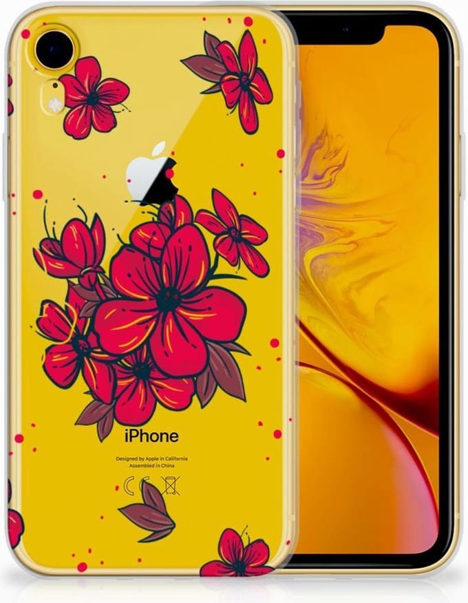 Apple iPhone Xr TPU Case Blossom Red