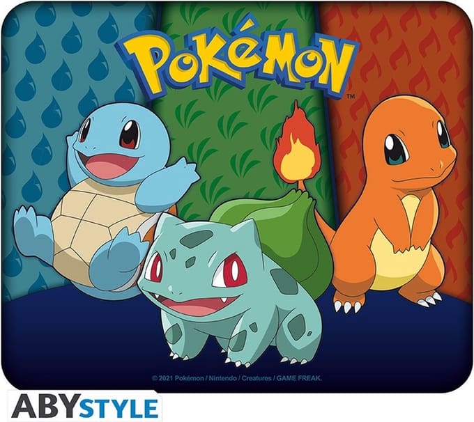 Abysse - Muismat - Pokemon Starters Kanto 23.5x19.5 cm