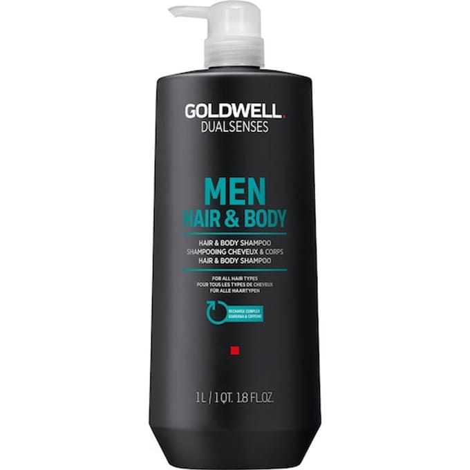 2x Goldwell Dualsenses Men Hair & Body Shampoo 1000ml