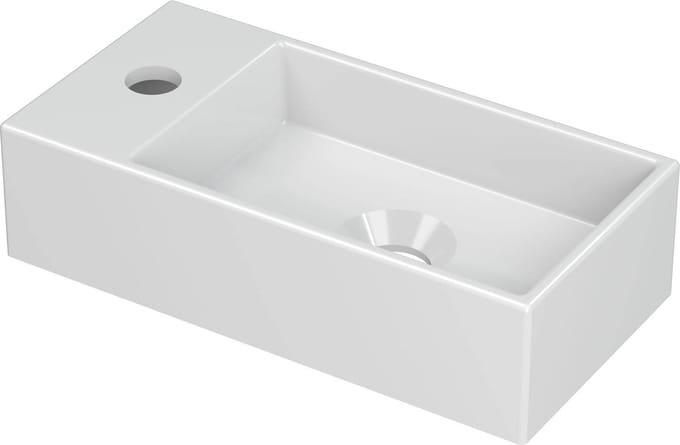 Saqu Carpo Fontein 36x18x9 cm Glans Wit