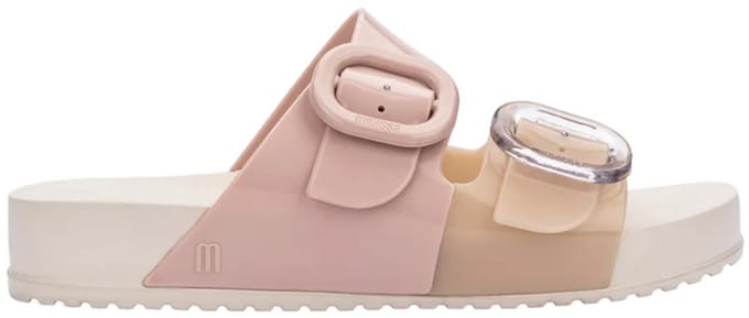 Melissa Cozy Slide Sandalen Beige,Roze EU 37 Vrouw