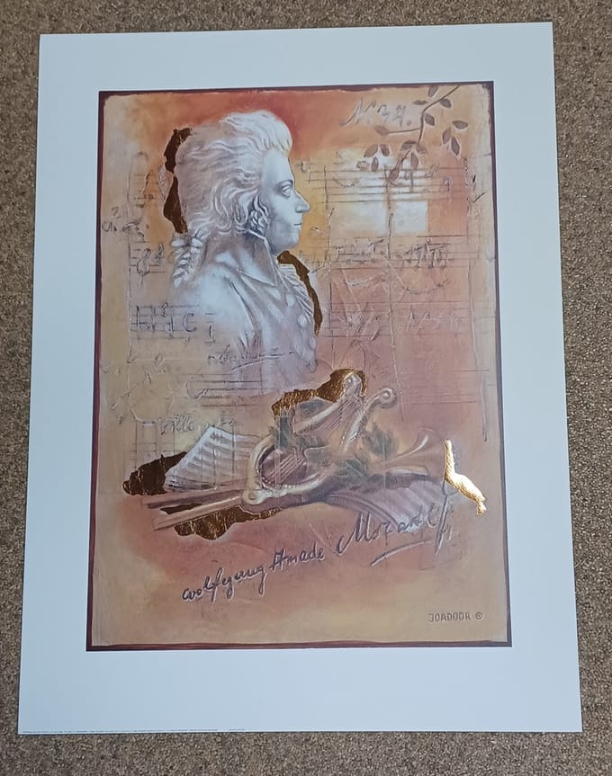 poster Verkerke Joadoor - Mozart's allegro 60 x 80 cm