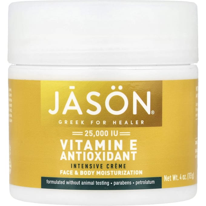 Vitamine E Hydraterende Crème, 25.000 IE, 113 g(4 Oz) yellow