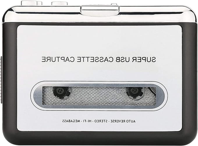 Draagbare Cassette Speler en Converter voor MP3, Zet Cassettebandjes om naar USB Audio
