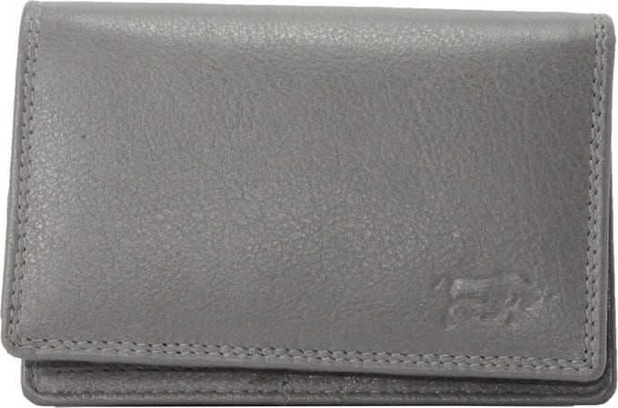 Compacte Leren Dames Portemonnee Grijs - Ideale Dames Portemonnee Grijs Leer