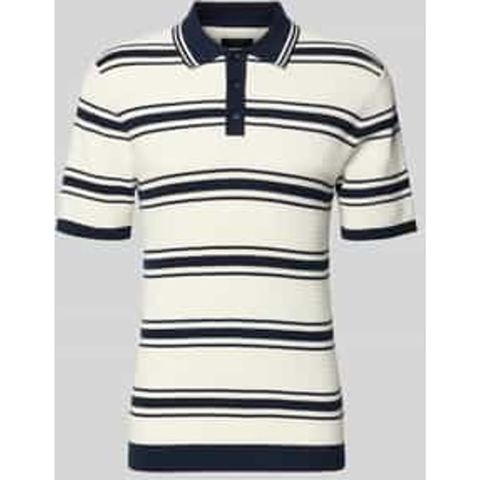 Slim Fit poloshirt in brei-look