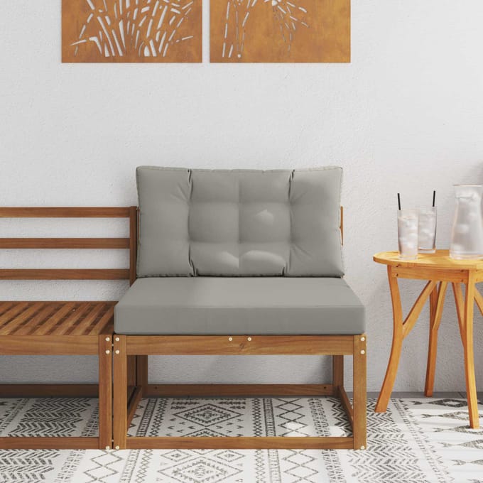 vidaXL - Buiten - Midden - Sofa - Naturel