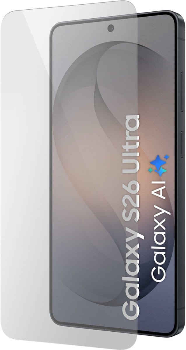 Mobiparts Screenprotector geschikt voor Samsung Galaxy S26 Ultra - Gehard Glas - Anti-bacterieel -