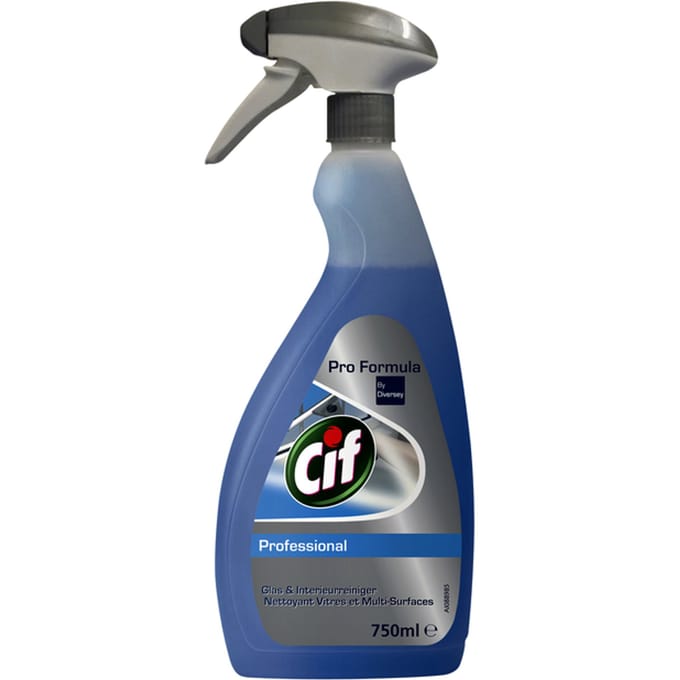 Glas- en interieurreiniger Cif professional spray 750ml