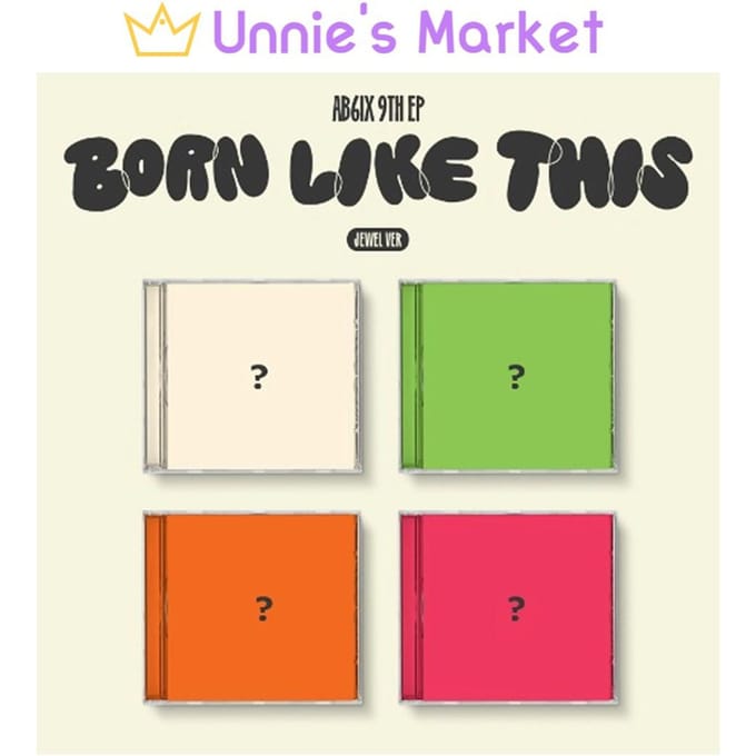 AB6IX BORN LIKE THIS Jewel ver. 9e EP-album Random ver. 1ea green