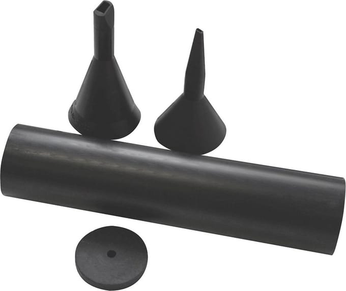 Koker + 2x spuitmond Tbv Mortel