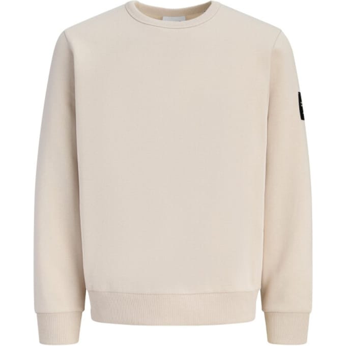 Jack & Jones Jjcleveland sweat crew neck ln beige