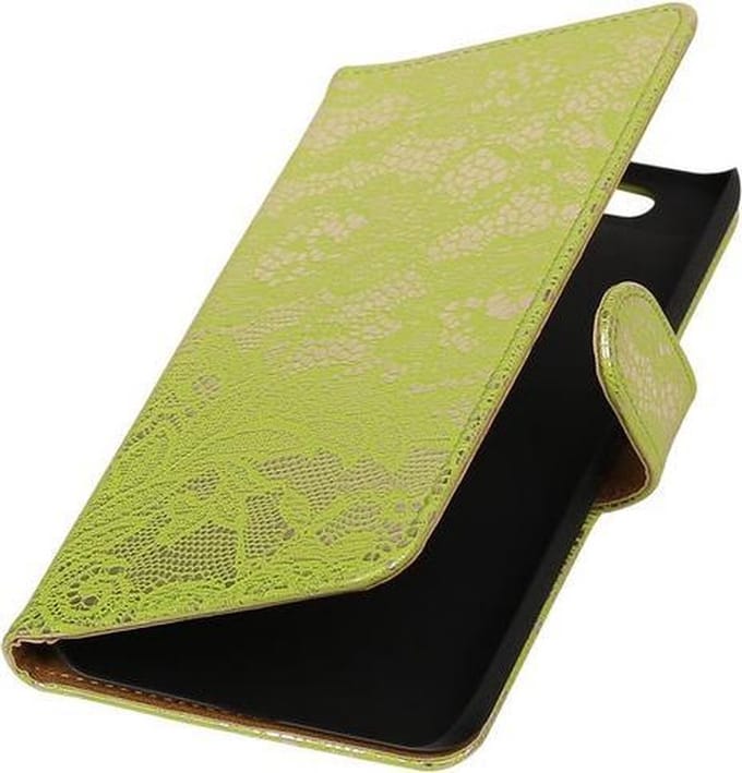 Huawei Nexus 6P - Lace Groen Booktype Wallet Hoesje
