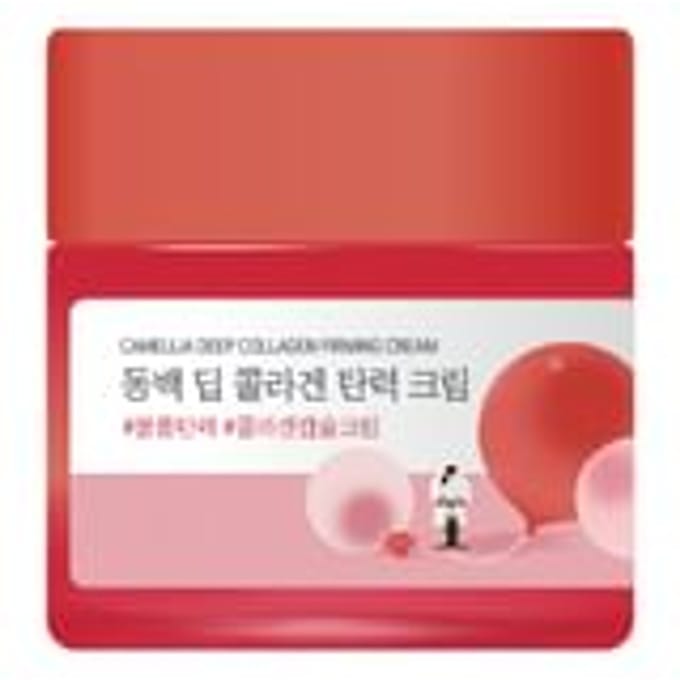 Round Lab Camellia Deep Collagen Firming Cream 50ml + RANDOM GIFT multi