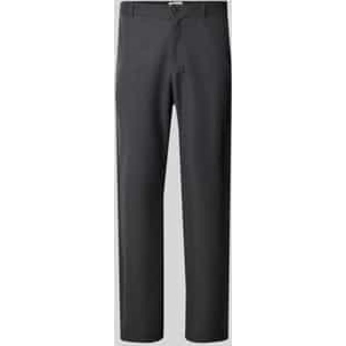 Broek van wolmix met achterzakken, model 'Henry trousers'