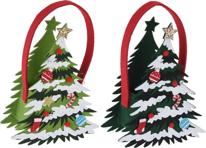 Vilten Tasje Kerstboom
