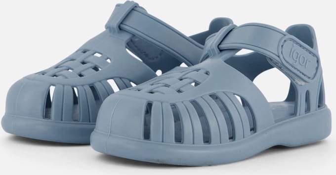 Igor Tobby Solid Sandalen blauw Rubber - Maat 23