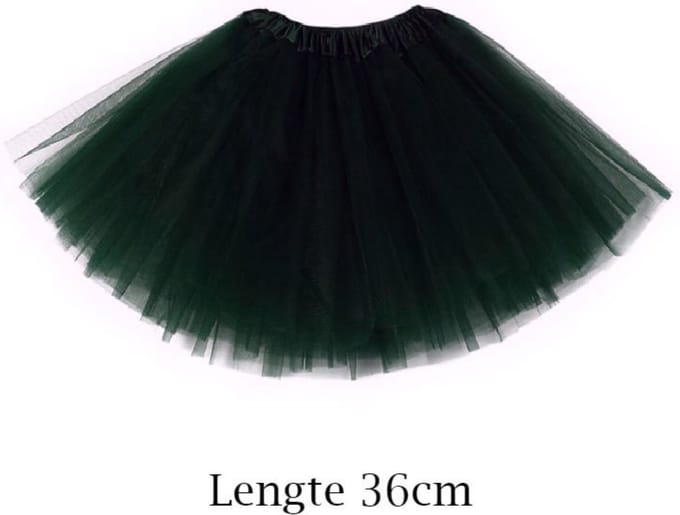 Tutu - Zwart kind - 36 cm