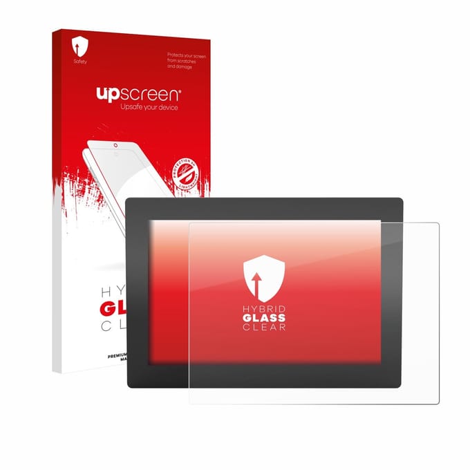 upscreen - Screenprotector voor WAGO Web Panel 400 762-3404 - Folie Beschermfolie Beschermglas transparant