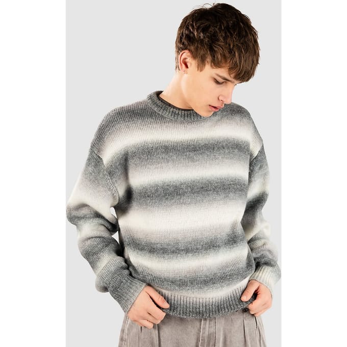 Blue Tomato Knit Sweater Gebreide Trui grijs