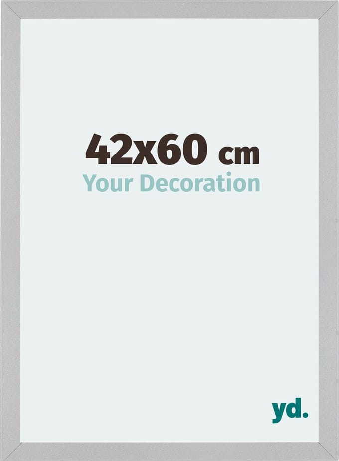 Your Decoration - Fotolijst 42x60 cm - MDF - Zilver Mat - Mura