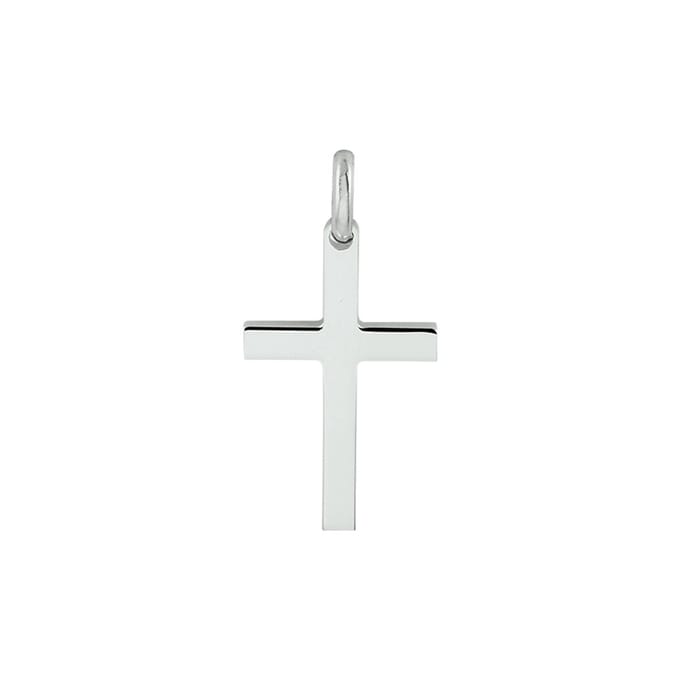 Zilver Gerhodineerde Hanger kruis 1330518