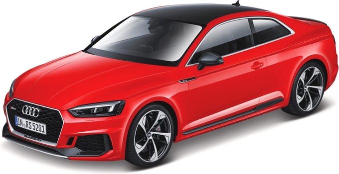 Bburago Audi Rs 5 - Modelauto - Schaal 1:24 - Rood/Zwart
