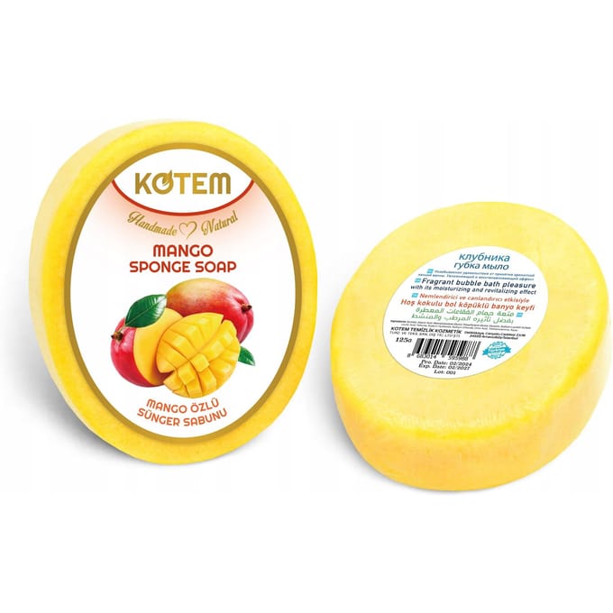 Kotem - natuurlijke zeep met Mangospons 125g