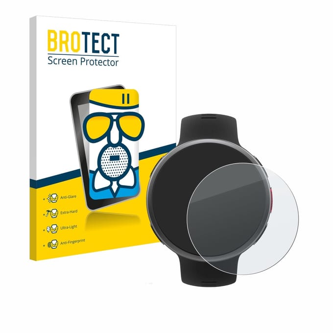 BROTECT - Screenprotector voor Polar Vantage V2 - Folie Beschermfolie Beschermglas matte