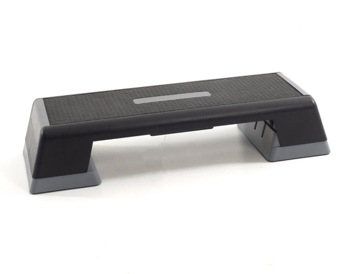 Muscle Power Verstelbare Aerobic Step - Monoblok XXL - Zwart/Grijs