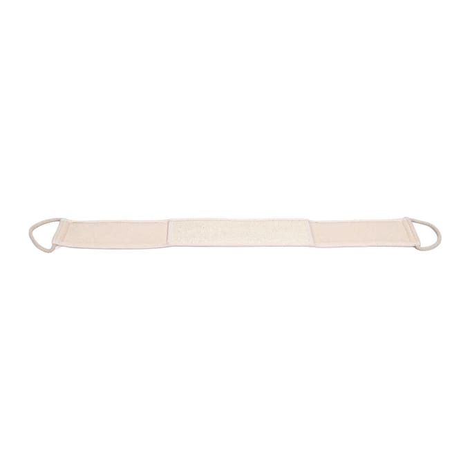 Exfoliërende Badhanddoek Luffaspons Verwijder Dode Huid Diepe Reiniging Douche Rugstrip white