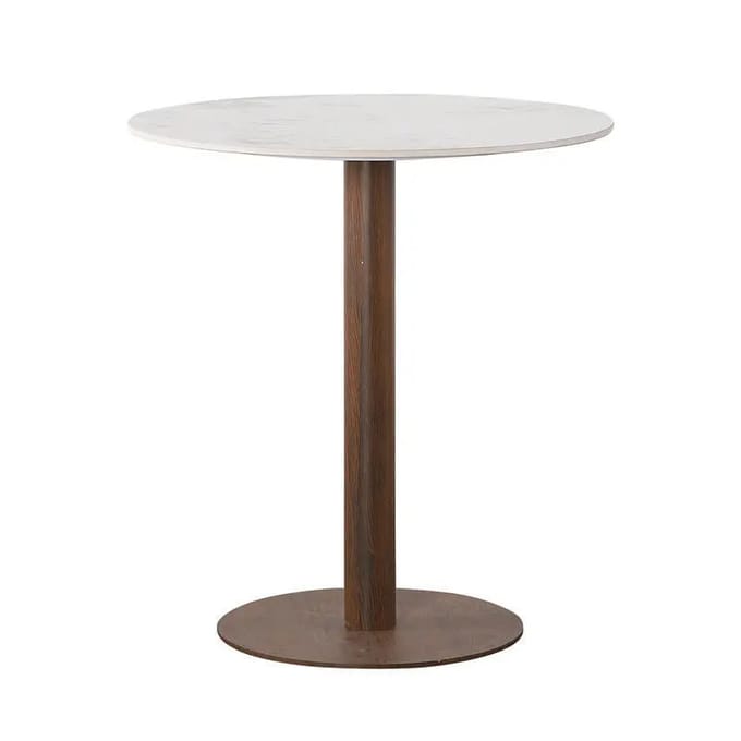 Ronde Bistro Eettafel Keramisch Marmer