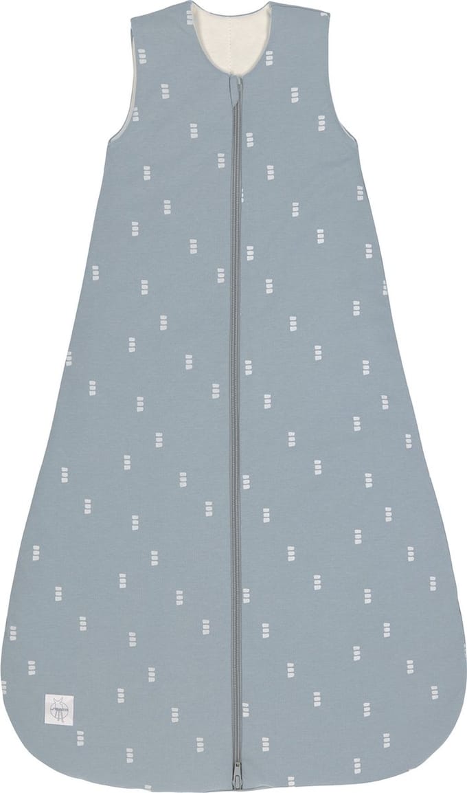 LÄSSIG babyslaapzak 4 seizoenen Blocks light blue, mt 62/68, 3-6 mnd