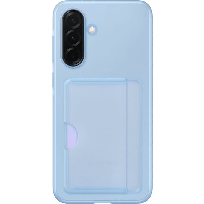 Coque et étui téléphone mobile Samsung arriere avec porte-carte Galaxy A36 5G Bleu
