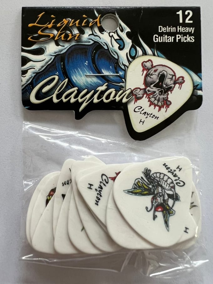 Clayton - Liquid Sun - plectrums - heavy - 12-pack