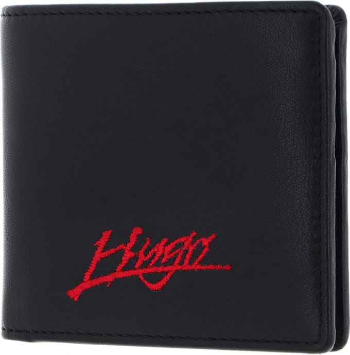 HUGO Kaarthouder Handwritten 2.0 Bifold Wallet Black Zwart