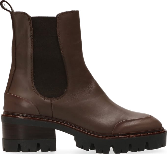Van Dalen - ESTA CHELSEA BOOT BRUIN LEER - Sand - 42