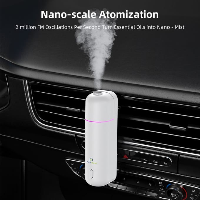 Phone Planet Auto Luchtverfrisser 6-IN-1 WIT