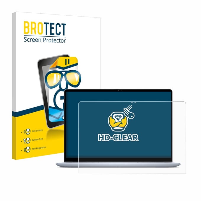 BROTECT - Screenprotector voor Dell Inspiron 16 7640 2-in-1 - Folie Beschermfolie transparant
