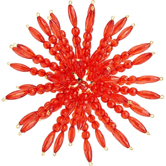 Parelsterren complete set "Ruby Red"